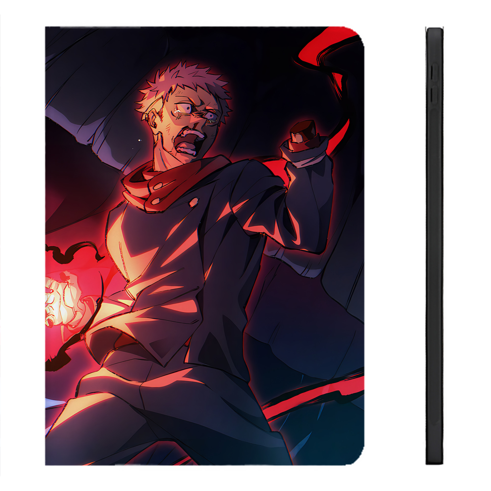 （画像用） 呪術廻戦 Jujutsu Kaisen IPadケース ペンホルダー付き ブックスタイルデザイン